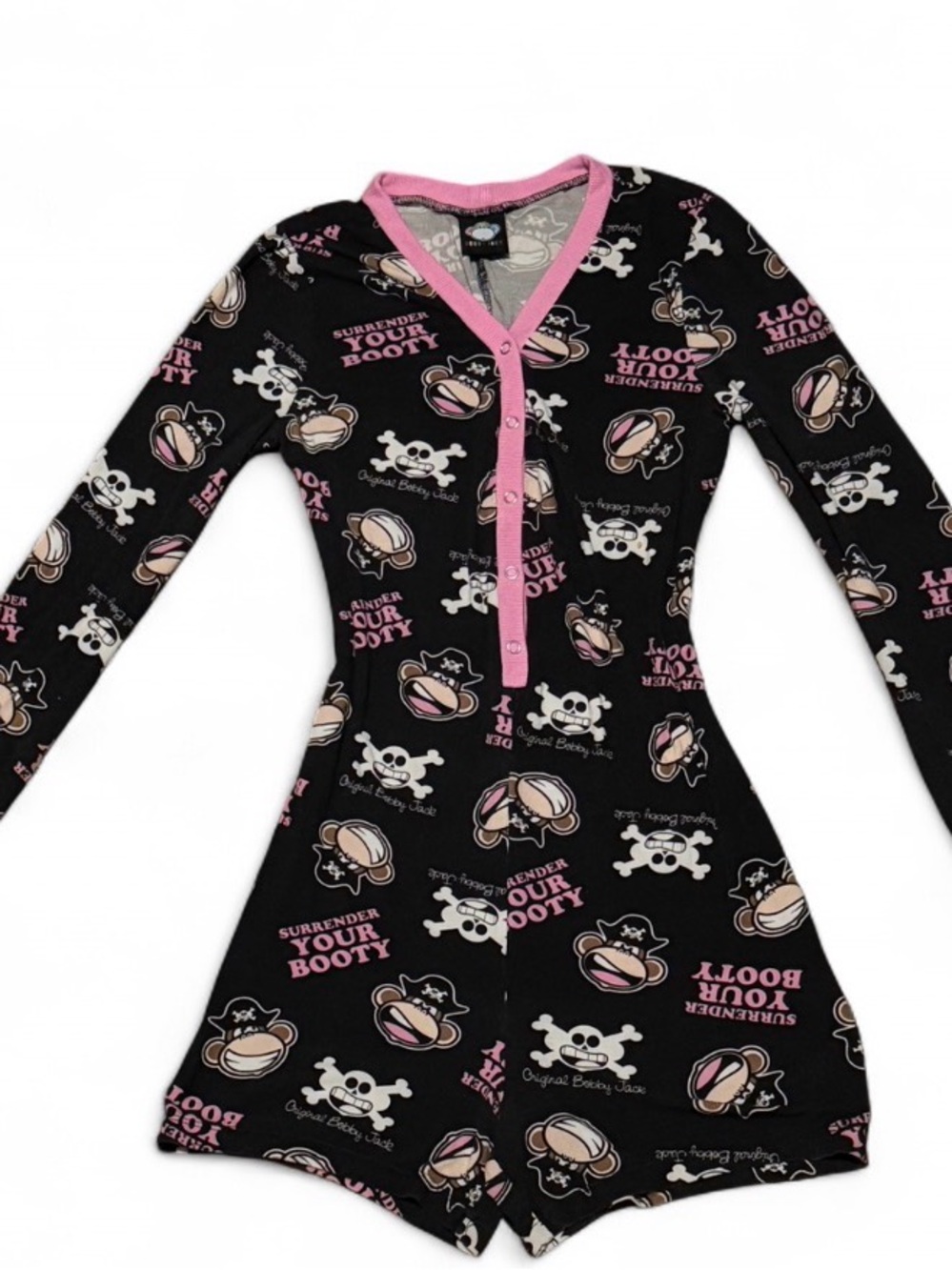 Y2K Bobby Jack Pirate "Surrender Your Booty" Romper